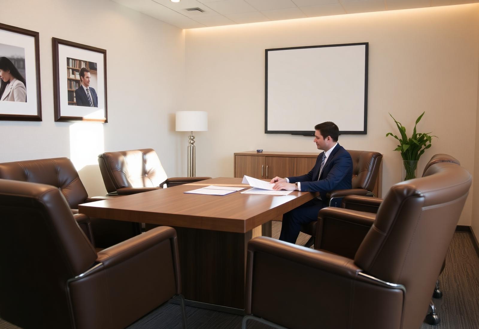Private meeting room at our London office